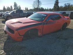 Salvage cars for sale at Graham, WA auction: 2016 Dodge Challenger SXT