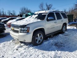 Chevrolet salvage cars for sale: 2012 Chevrolet Tahoe K1500 LTZ