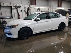 Salvage cars for sale at Elgin, IL auction: 2017 Honda Accord LX