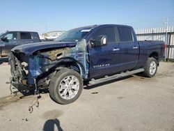 Salvage cars for sale at Bakersfield, CA auction: 2017 Nissan Titan XD SL