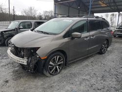 Salvage cars for sale from Copart Cartersville, GA: 2018 Honda Odyssey Elite