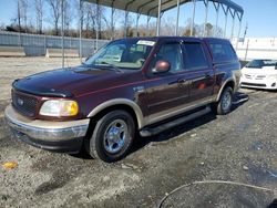 2001 Ford F150 Supercrew en venta en Spartanburg, SC