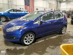 Salvage cars for sale from Copart Mcfarland, WI: 2015 Ford Fiesta SE