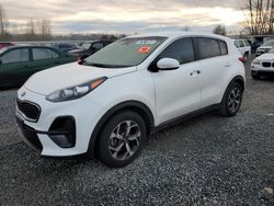 Salvage cars for sale at Arlington, WA auction: 2021 KIA Sportage LX