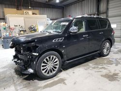 Salvage cars for sale at Rogersville, MO auction: 2016 Infiniti QX80