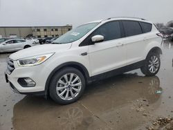 2017 Ford Escape Titanium en venta en Wilmer, TX