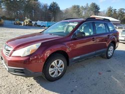 Salvage cars for sale at Mendon, MA auction: 2011 Subaru Outback 2.5I