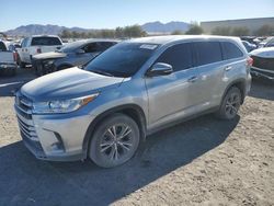 Toyota salvage cars for sale: 2019 Toyota Highlander LE