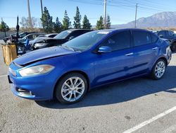 Salvage cars for sale at Rancho Cucamonga, CA auction: 2014 Dodge Dart Limited