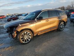 Vehiculos salvage en venta de Copart Wayland, MI: 2022 Lincoln Aviator Grand Touring