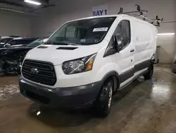 Salvage trucks for sale at Elgin, IL auction: 2018 Ford Transit T-250