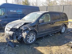 Salvage cars for sale at Waldorf, MD auction: 2014 Dodge Grand Caravan SXT