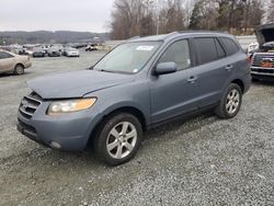 Salvage cars for sale at Concord, NC auction: 2008 Hyundai Santa FE SE