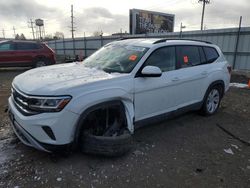 Salvage cars for sale at Chicago Heights, IL auction: 2023 Volkswagen Atlas SE