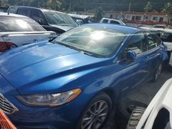 Ford Fusion s Hybrid salvage cars for sale: 2017 Ford Fusion S Hybrid