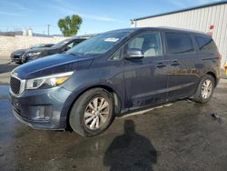 Salvage cars for sale from Copart Colton, CA: 2016 KIA Sedona LX