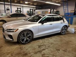 Salvage cars for sale at Wheeling, IL auction: 2022 Volvo S60 T8 Recharge R-Design