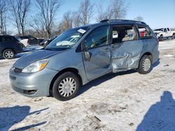 Salvage cars for sale from Copart Cicero, IN: 2004 Toyota Sienna CE