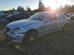 Salvage cars for sale at Graham, WA auction: 2007 Mercedes-Benz E 350