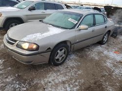 Salvage cars for sale at Elgin, IL auction: 2002 Chevrolet Impala LS