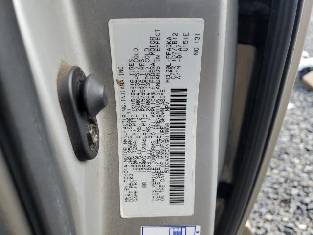 2004 Toyota Sienna XLE