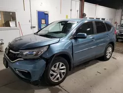 Salvage cars for sale at Blaine, MN auction: 2015 Honda CR-V EX