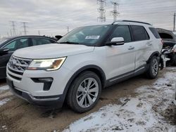 Salvage cars for sale at Elgin, IL auction: 2019 Ford Explorer Limited