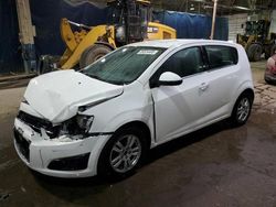 Salvage cars for sale at Woodhaven, MI auction: 2016 Chevrolet Sonic LT