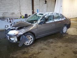 Salvage cars for sale at Windsor, NJ auction: 2005 Honda Civic LX