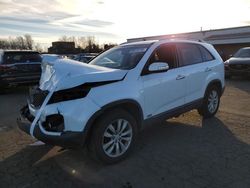 Salvage cars for sale at New Britain, CT auction: 2011 KIA Sorento EX