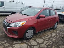 Salvage cars for sale at Chicago Heights, IL auction: 2021 Mitsubishi Mirage ES