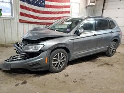 Salvage cars for sale from Copart Lyman, ME: 2021 Volkswagen Tiguan SE