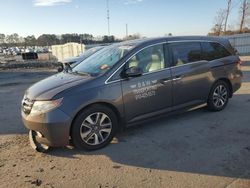 Salvage cars for sale at Dunn, NC auction: 2014 Honda Odyssey Touring