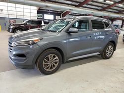 Salvage cars for sale at East Granby, CT auction: 2017 Hyundai Tucson Limited