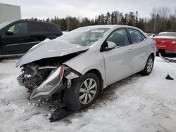 Salvage cars for sale at Cookstown, ON auction: 2014 Toyota Corolla L