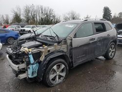 Salvage cars for sale at Portland, OR auction: 2019 Jeep Cherokee Limited