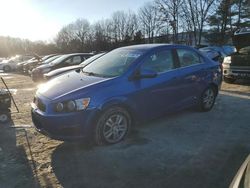 Salvage cars for sale at North Billerica, MA auction: 2016 Chevrolet Sonic LT