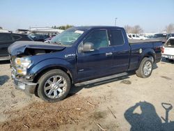 Salvage trucks for sale at Sacramento, CA auction: 2015 Ford F150 Super Cab