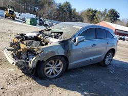 Salvage cars for sale at Mendon, MA auction: 2018 Acura RDX