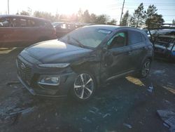 Salvage cars for sale at Denver, CO auction: 2020 Hyundai Kona Limited