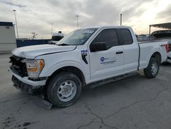 Ford salvage cars for sale: 2021 Ford F150 Super Cab