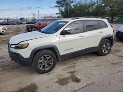 Salvage cars for sale at Lexington, KY auction: 2019 Jeep Cherokee Trailhawk