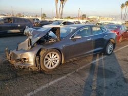 Salvage cars for sale at Van Nuys, CA auction: 2018 Tesla Model S