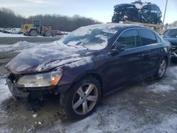 Salvage cars for sale from Copart Windsor, NJ: 2012 Volkswagen Passat SE