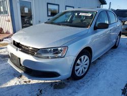 Salvage cars for sale at Pekin, IL auction: 2013 Volkswagen Jetta Base