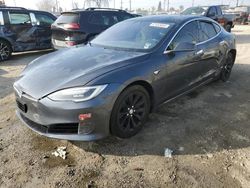 Salvage cars for sale at Los Angeles, CA auction: 2017 Tesla Model S