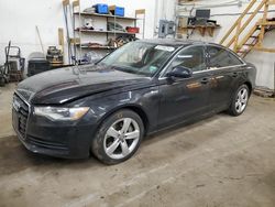 Salvage cars for sale at Ham Lake, MN auction: 2012 Audi A6 Premium Plus