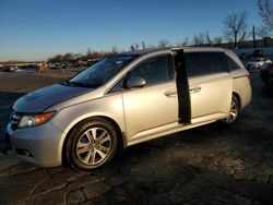 Salvage cars for sale from Copart Bridgeton, MO: 2014 Honda Odyssey Touring