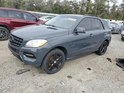 Salvage cars for sale at Riverview, FL auction: 2012 Mercedes-Benz ML 350 4matic