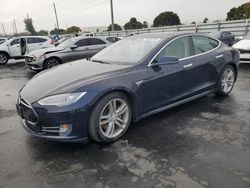 Salvage cars for sale from Copart Miami, FL: 2013 Tesla Model S